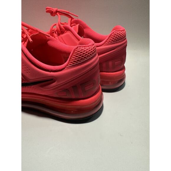 New 11.5 Nike Air Max 2013 Hot Punch Pink Black Running Shoes HF3660-600 Men - Picture 4 of 5